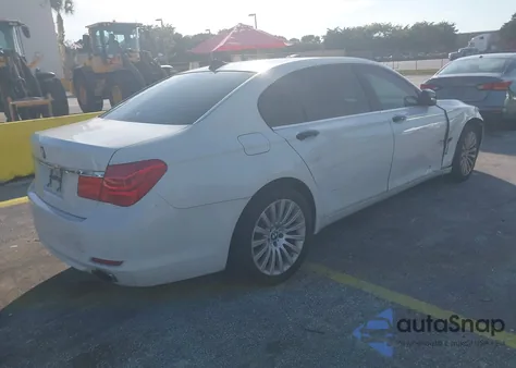 2009 BMW 750Li from USA, damaged, VIN WBAKB83589CY57488